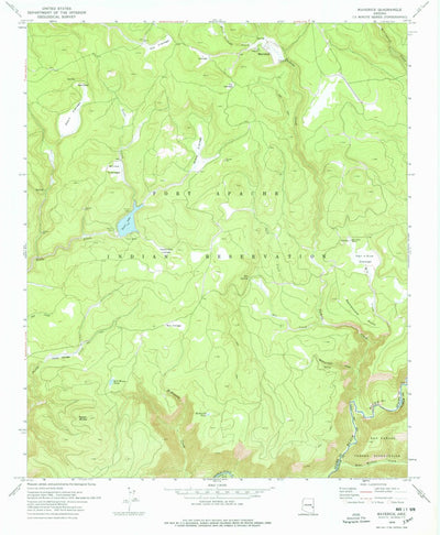 United States Geological Survey Maverick, AZ (1978, 24000-Scale) digital map