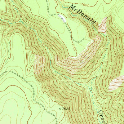 United States Geological Survey Maverick, AZ (1978, 24000-Scale) digital map