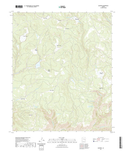 United States Geological Survey Maverick, AZ (2021, 24000-Scale) digital map