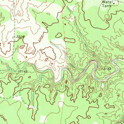 United States Geological Survey Maverick Creek, TX (1969, 24000-Scale) digital map