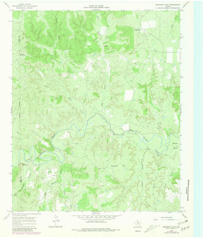 United States Geological Survey Maverick Flat, TX (1966, 24000-Scale) digital map