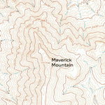 United States Geological Survey Maverick Mountain, AZ (1964, 24000-Scale) digital map