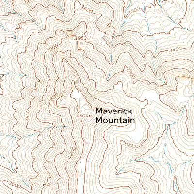 United States Geological Survey Maverick Mountain, AZ (1964, 24000-Scale) digital map