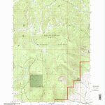 United States Geological Survey Maverick Mountain, MT (1997, 24000-Scale) digital map