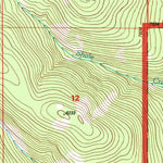 United States Geological Survey Maverick Mountain, MT (1997, 24000-Scale) digital map