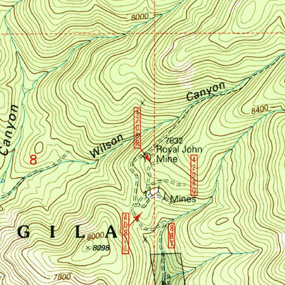 United States Geological Survey Maverick Mountain, NM (1999, 24000-Scale) digital map