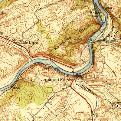 United States Geological Survey Max Meadows, VA (1930, 62500-Scale) digital map