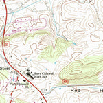 United States Geological Survey Max Meadows, VA (1965, 24000-Scale) digital map
