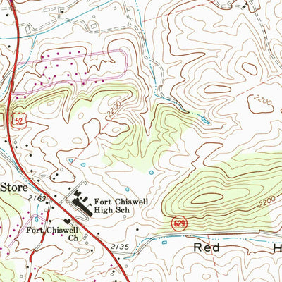 United States Geological Survey Max Meadows, VA (1965, 24000-Scale) digital map