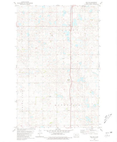 United States Geological Survey Max NE, ND (1980, 24000-Scale) digital map