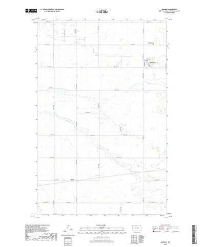 United States Geological Survey Maxbass, ND (2020, 24000-Scale) digital map