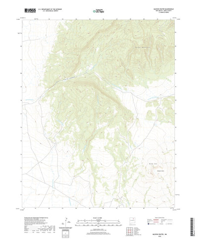 United States Geological Survey Maxson Crater, NM (2020, 24000-Scale) digital map