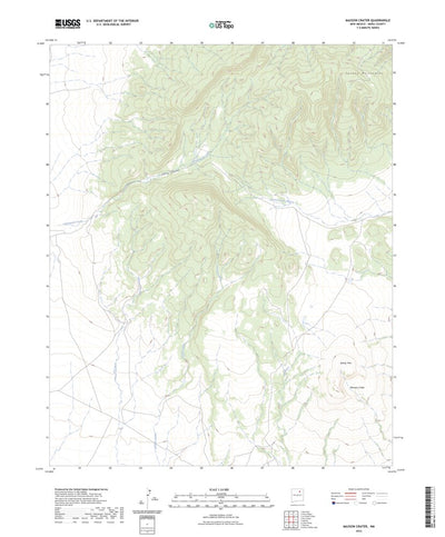 United States Geological Survey Maxson Crater, NM (2023, 24000-Scale) digital map