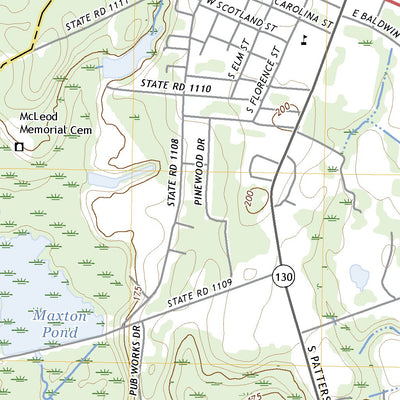 United States Geological Survey Maxton, NC (2022, 24000-Scale) digital map