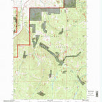 United States Geological Survey Maxville, MT (1996, 24000-Scale) digital map