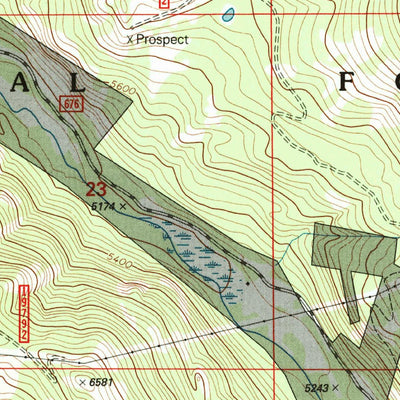 United States Geological Survey Maxville, MT (1996, 24000-Scale) digital map
