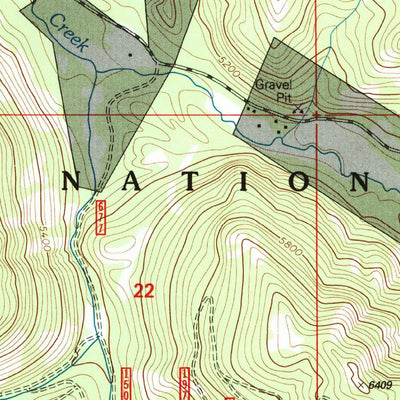 United States Geological Survey Maxville, MT (1996, 24000-Scale) digital map