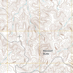United States Geological Survey Maxwell Butte, MT (2011, 24000-Scale) digital map