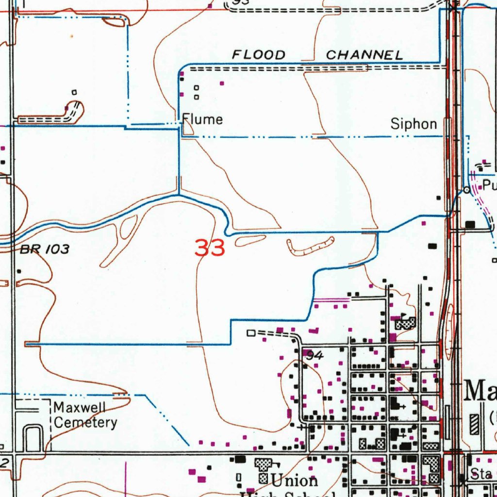 Maxwell, CA (1952, 24000-Scale) Map by United States Geological Survey ...