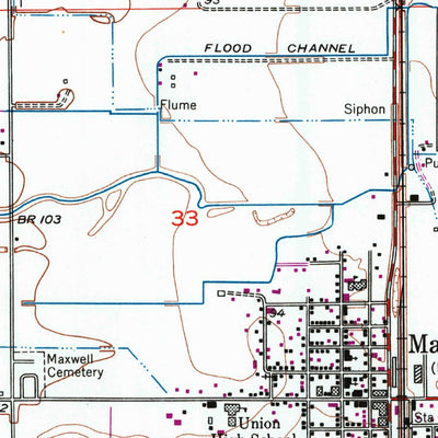 Maxwell, CA (1952, 24000-Scale) Map by United States Geological Survey ...