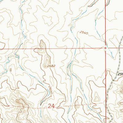 United States Geological Survey Maxwell Coulee, MT (1967, 24000-Scale) digital map