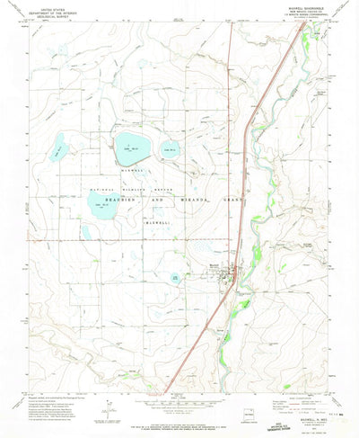 United States Geological Survey Maxwell, NM (1971, 24000-Scale) digital map