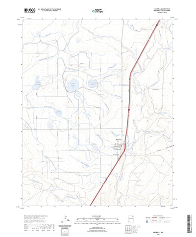 United States Geological Survey Maxwell, NM (2023, 24000-Scale) digital map