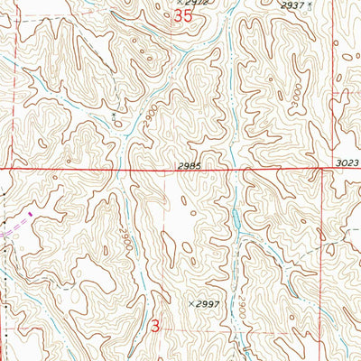 United States Geological Survey Maxwell SW, NE (1970, 24000-Scale) digital map