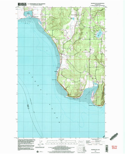 United States Geological Survey Maxwelton, WA (1997, 24000-Scale) digital map
