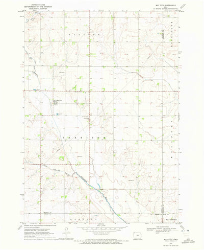 United States Geological Survey May City, IA (1970, 24000-Scale) digital map