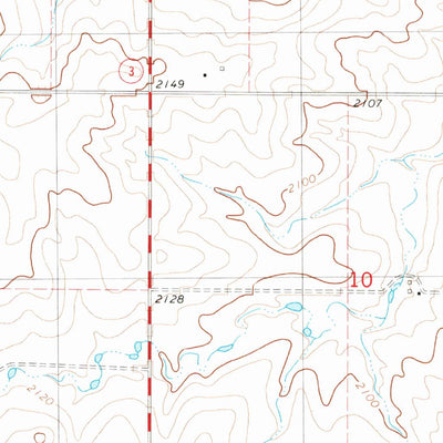 United States Geological Survey May Lake, ND (1982, 24000-Scale) digital map