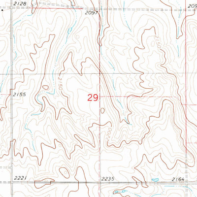 United States Geological Survey May Lake, ND (1982, 24000-Scale) digital map
