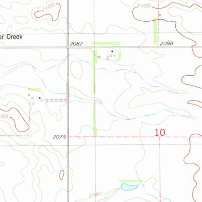 United States Geological Survey May Lake NW, ND (1982, 24000-Scale) digital map