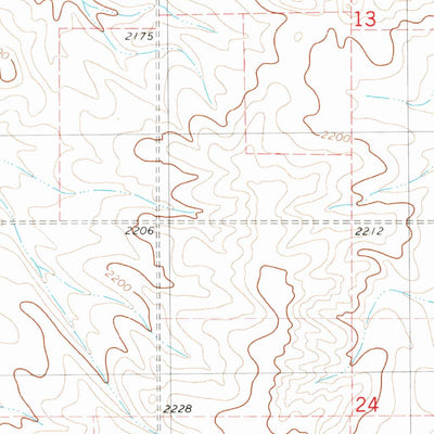 United States Geological Survey May Lake NW, ND (1982, 24000-Scale) digital map