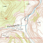 United States Geological Survey May Lake, OR (1968, 24000-Scale) digital map