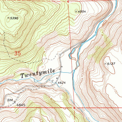 United States Geological Survey May Lake, OR (1968, 24000-Scale) digital map
