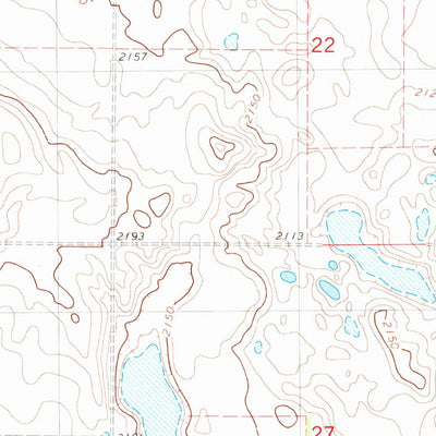 United States Geological Survey May Lake SE, ND (1982, 24000-Scale) digital map