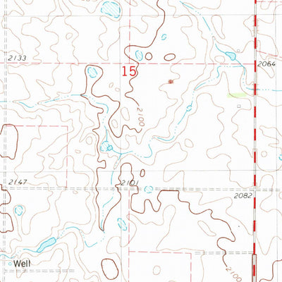 United States Geological Survey May Lake SE, ND (1982, 24000-Scale) digital map