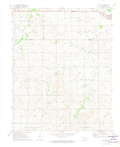 United States Geological Survey May West, OK (1971, 24000-Scale) digital map