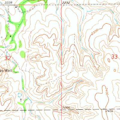 United States Geological Survey May West, OK (1971, 24000-Scale) digital map
