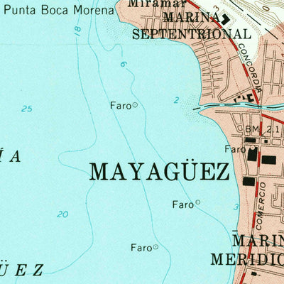 United States Geological Survey Mayaguez, PR (1964, 20000-Scale) digital map