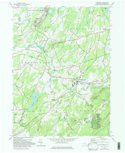 United States Geological Survey Maybrook, NY (1957, 24000-Scale) digital map