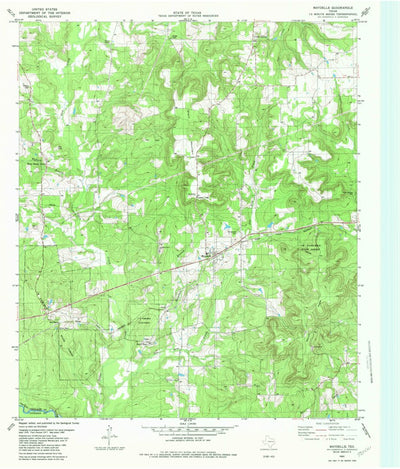 United States Geological Survey Maydelle, TX (1982, 24000-Scale) digital map