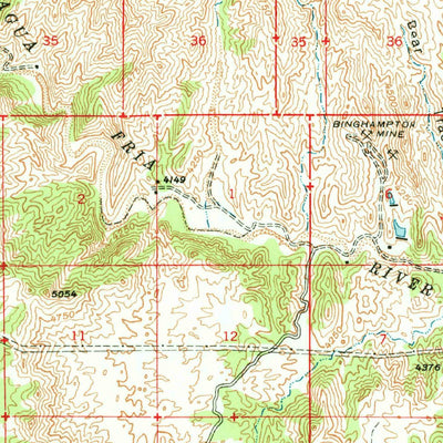 Mayer, AZ (1947, 62500-Scale) Map by United States Geological Survey ...