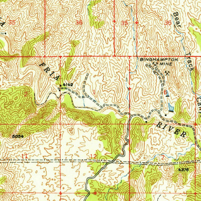 United States Geological Survey Mayer, AZ (1949, 62500-Scale) digital map