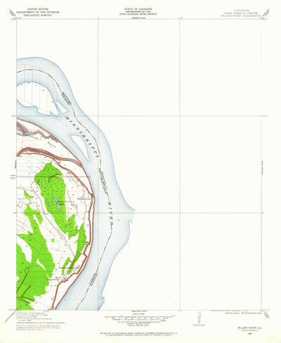 United States Geological Survey Mayersville, MS-LA (1909, 24000-Scale) digital map