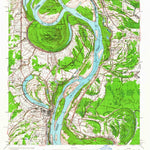 United States Geological Survey Mayersville, MS-LA (1939, 62500-Scale) digital map