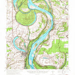 United States Geological Survey Mayersville, MS-LA (1972, 62500-Scale) digital map