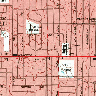 United States Geological Survey Mayfield Heights, OH (1994, 24000-Scale) digital map