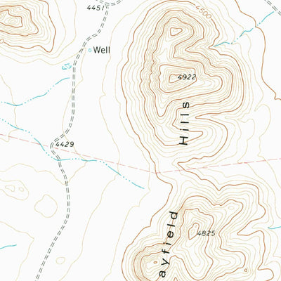 United States Geological Survey Mayfield Hills, TX (1978, 24000-Scale) digital map
